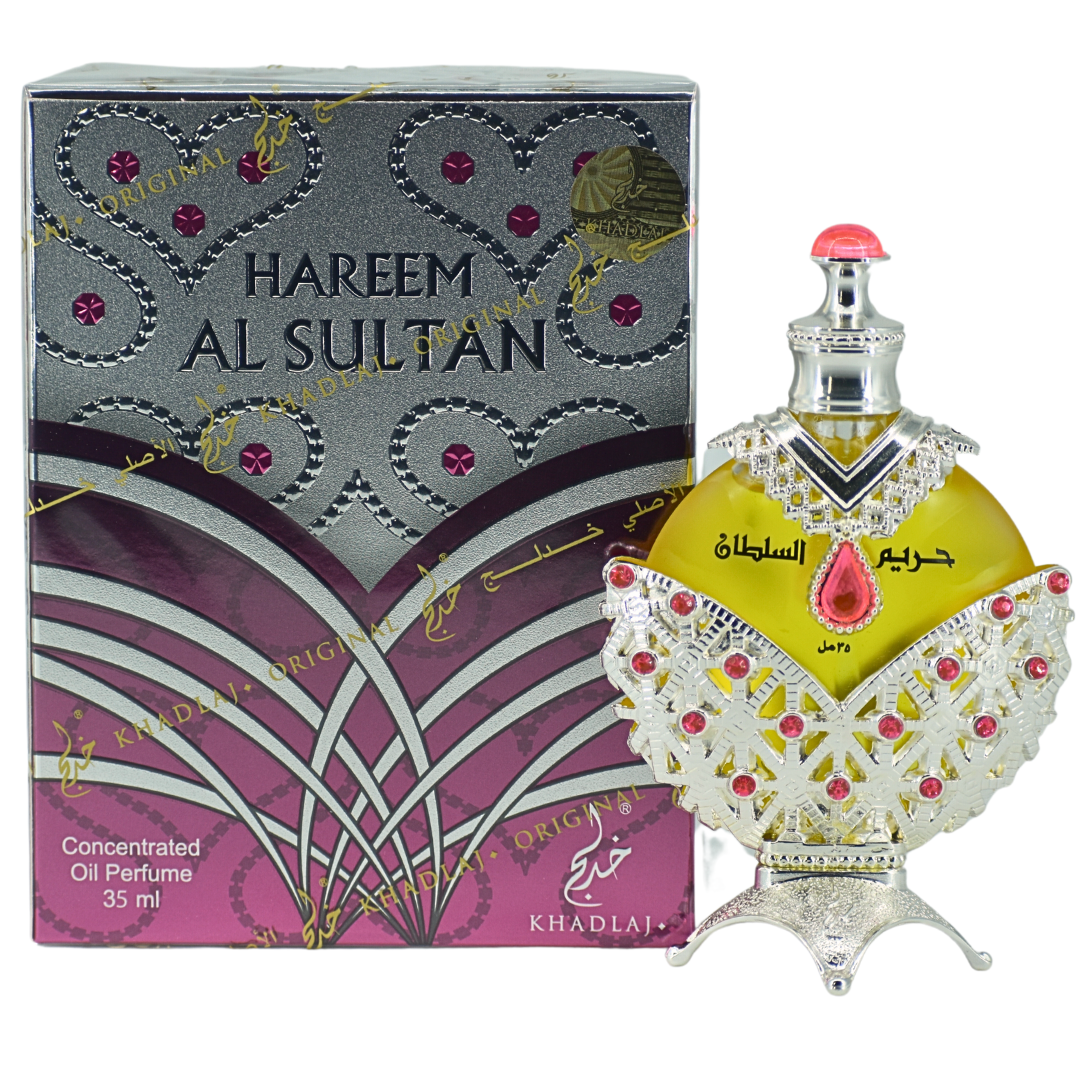 ACEITE PERFUME CONCENTRADO PLATA HAREEM AL SULTAN 35ML