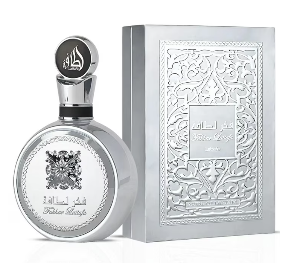 LATTAFA FAKHAR PLATIN EDP SPRAY 3.4 FL OZ