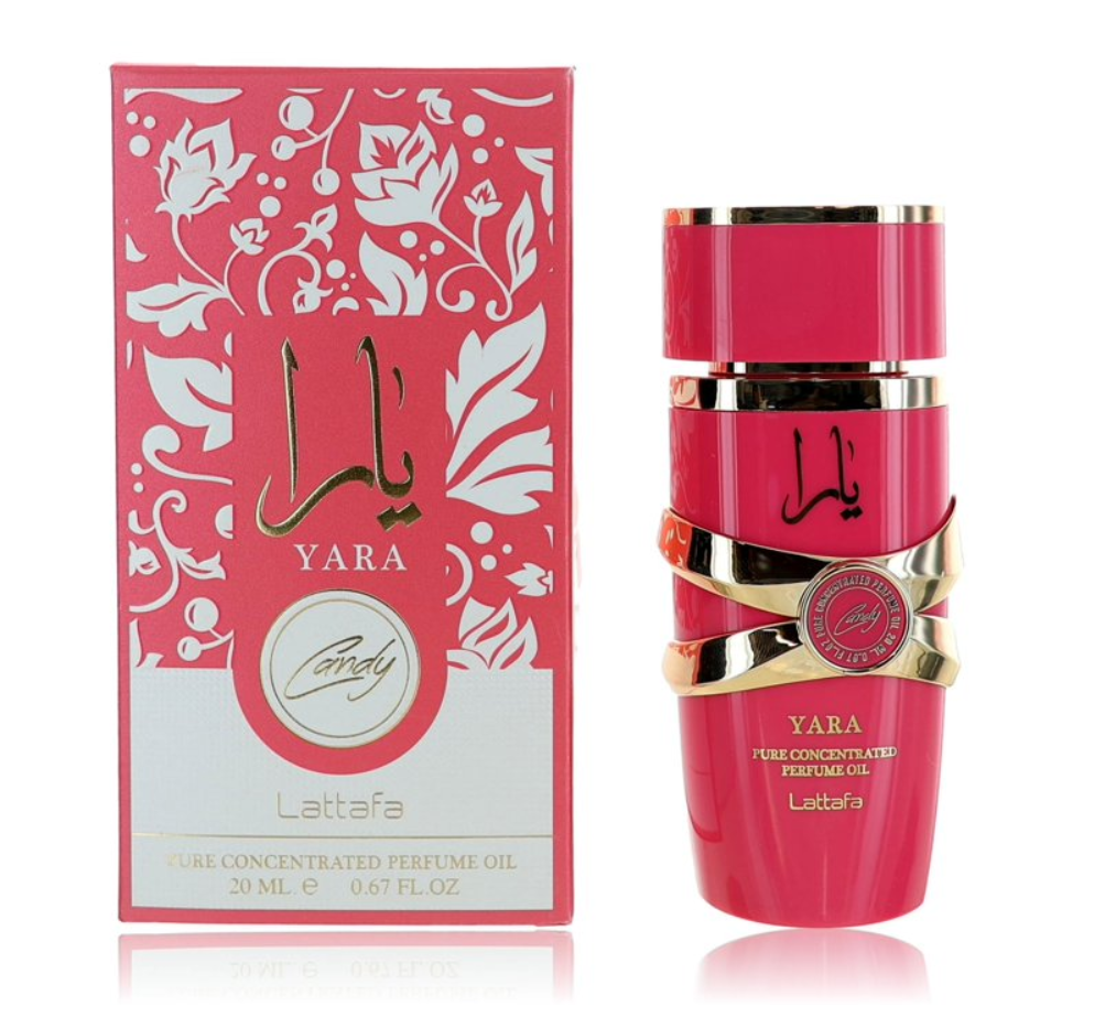 LATTAFA YARA CANDY CONCENTRATED PERFUME OIL 0.67 FL OZ