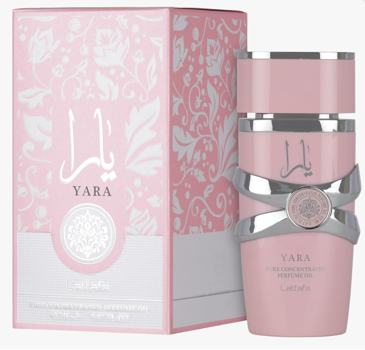 LATTAFA YARA PURE CONCENTRATED PERFUME OIL 0.67 FL OZ