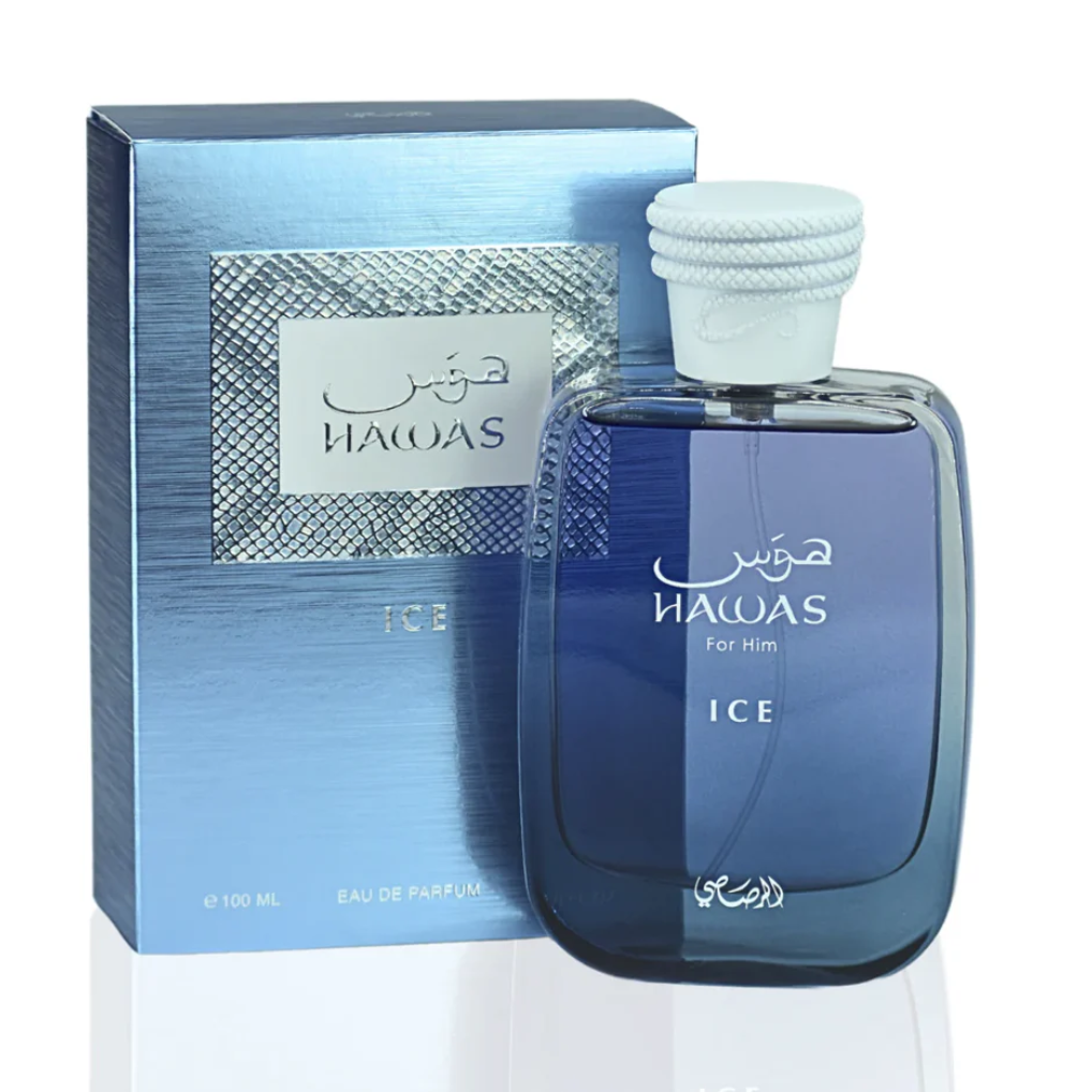 RASASI HAWAS FOR HIM ICE EDP SPRAY 3.38 FL OZ – TRULY SCENTED LLC