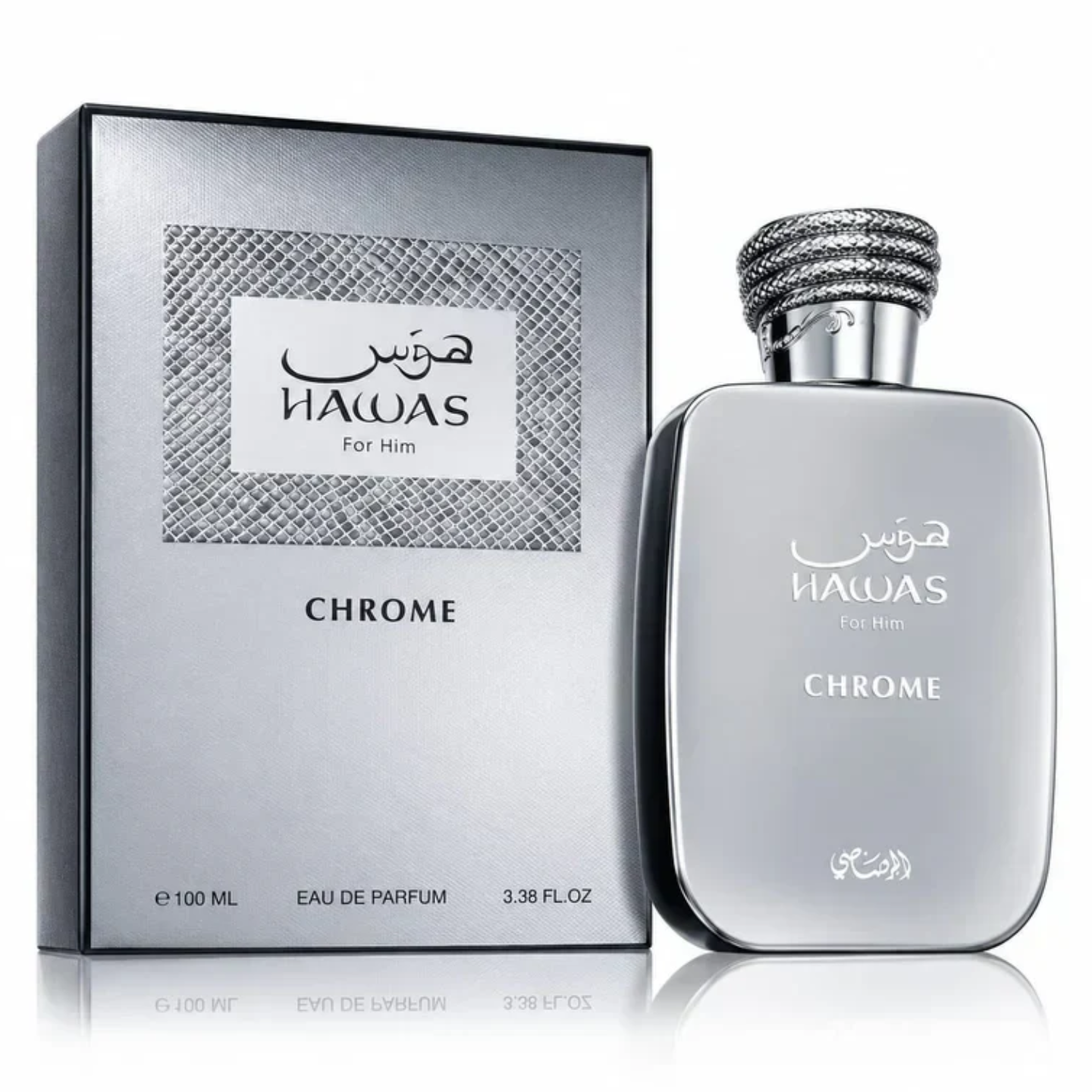 RASASI HAWAS FOR HIM CHROME EDP SPRAY 3.38 FL OZ