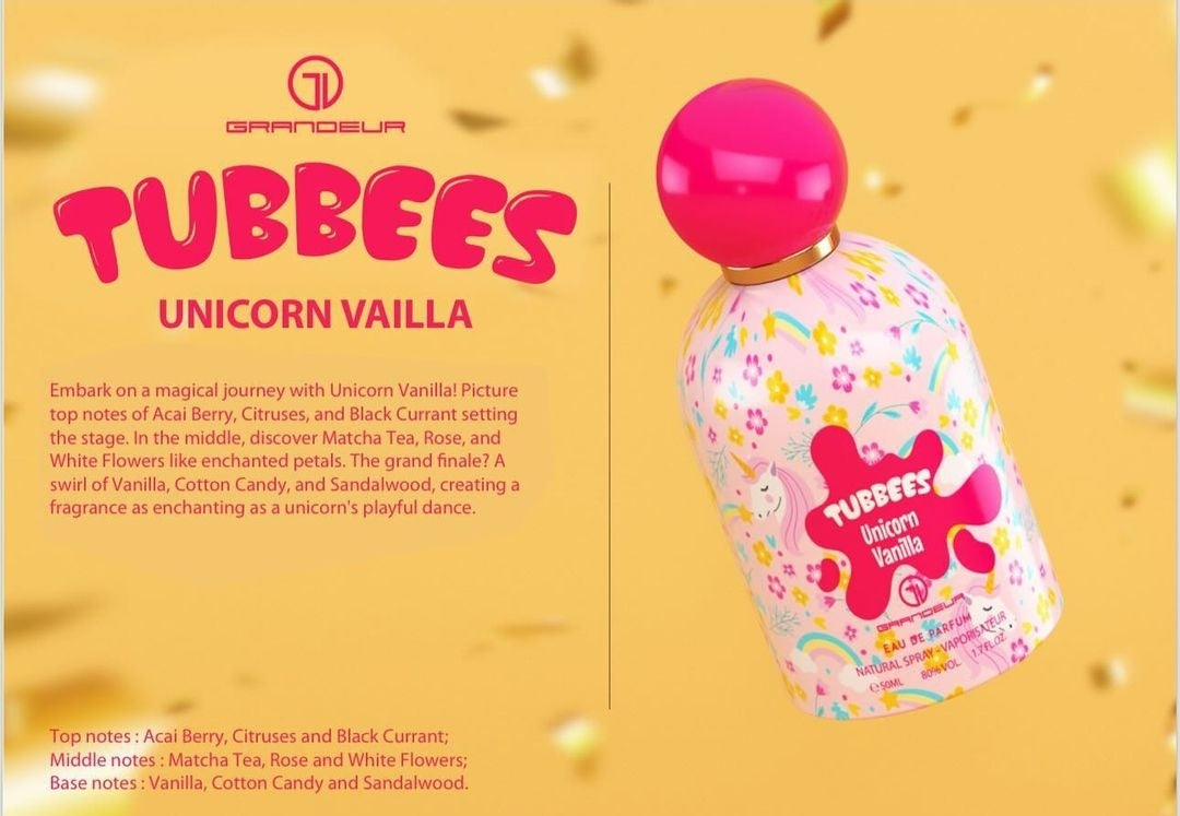 GRANDEUR TUBBEES UNICORN VANILLA 1.7 FL OZ