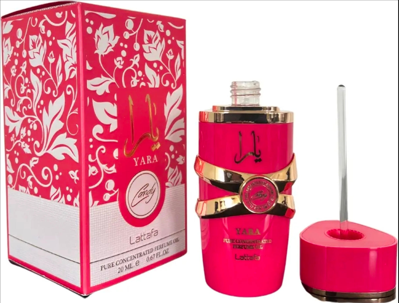 LATTAFA YARA CANDY CONCENTRATED PERFUME OIL 0.67 FL OZ