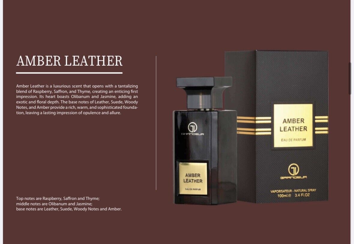 Grandeur Amber Leather 3.4 FL OZ