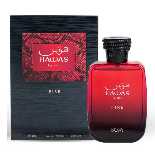 RASASI HAWAS FIRE FOR HIM EDP SPRAY 3.38 FL OZ