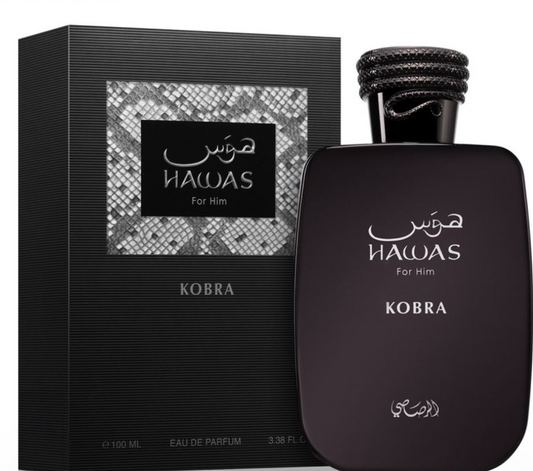 RASASI HAWAS KOBRA FOR HIM EDP SPRAY 3.38 FL OZ