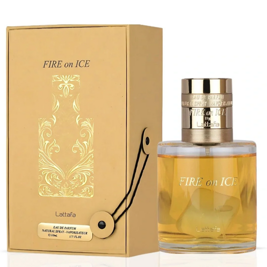 LATTAFA FIRE ON ICE EDP SPRAY 3.71 FL OZ