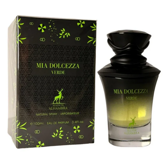MAISON ALHAMBRA MIA DOLCEZZA VERDE EDP PERFUME SPRAY 3.4 FL OZ