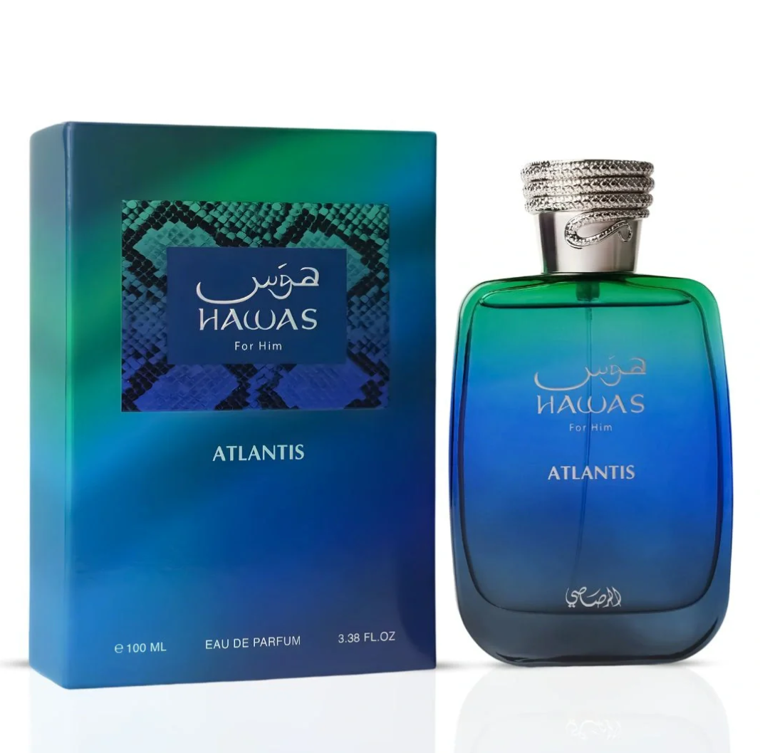 RASASI HAWAS ATLANTIS EDP SPRAY 3.38 FL OZ