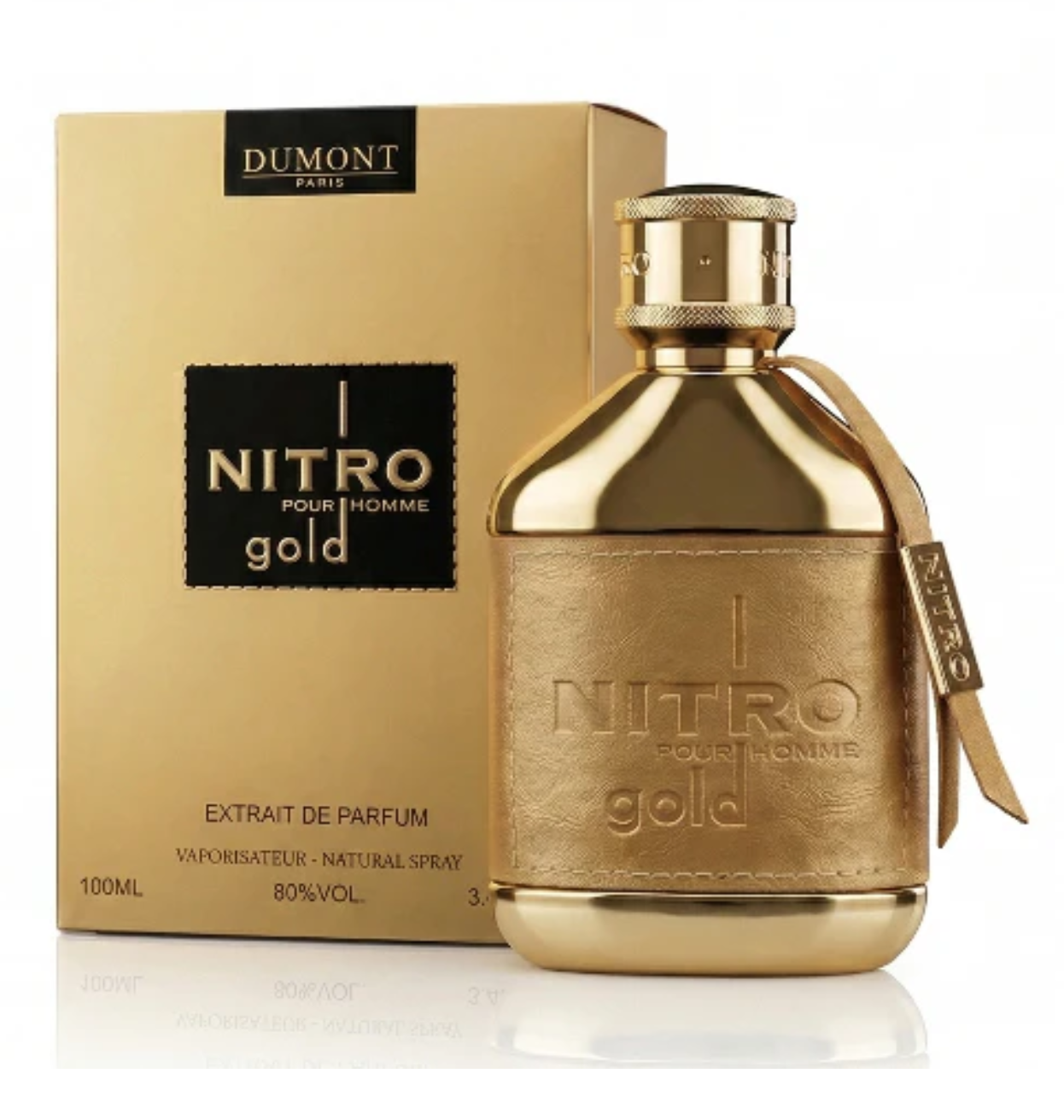 DUMONT PARIS NITRO GOLD EXTRAIT DE PARFUM 3.4 FL OZ