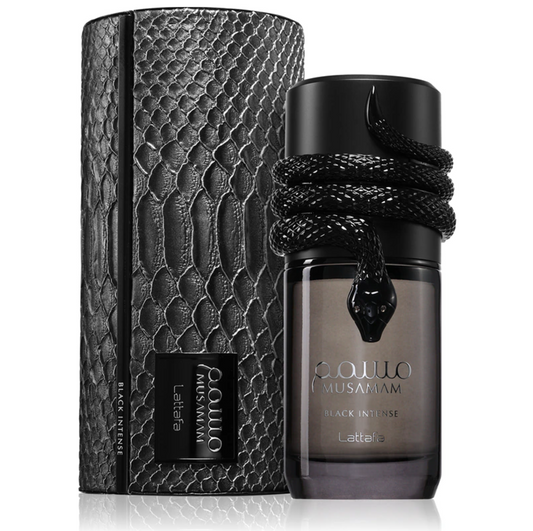 LATTAFA MUSAMAM BLACK INTENSE EDP 3.4 FL OZ