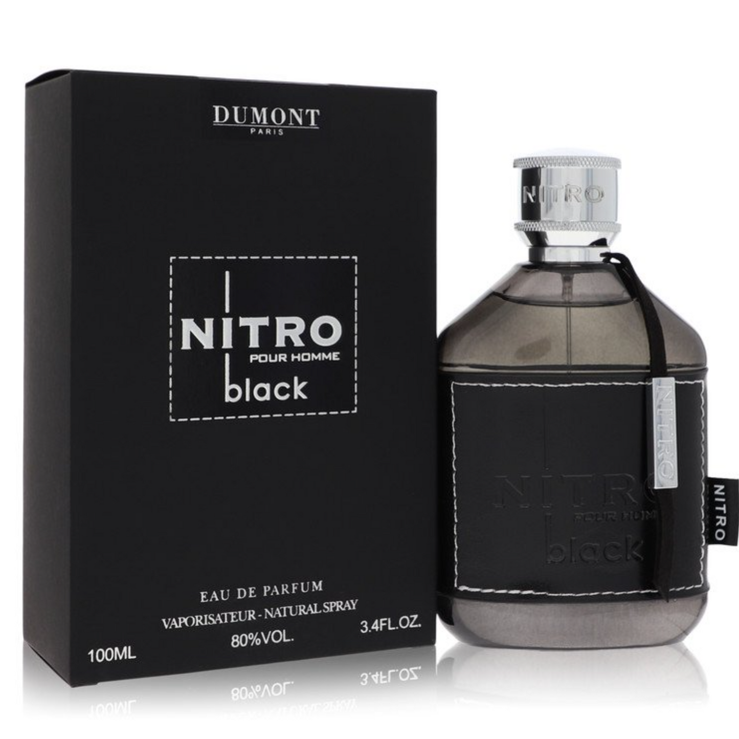 DUMONT NITRO BLACK POUR HOMME EDP SPRAY 3.4 FL OZ