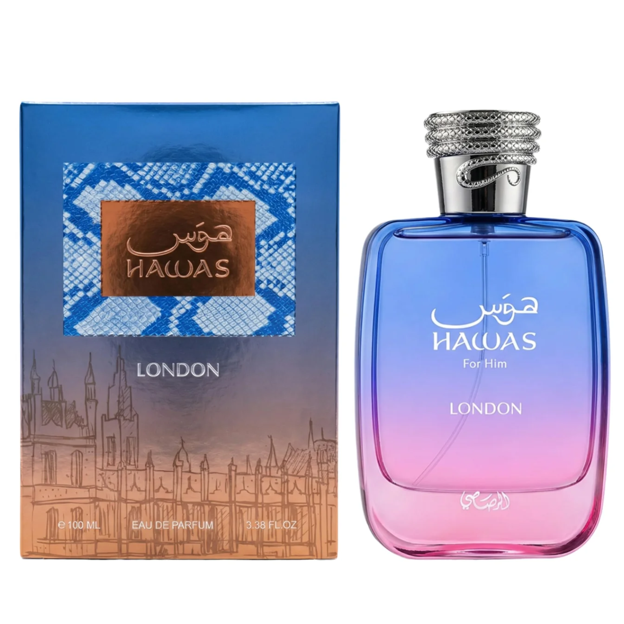Rasasi Hawas London EDP Spray 3.4 FL OZ